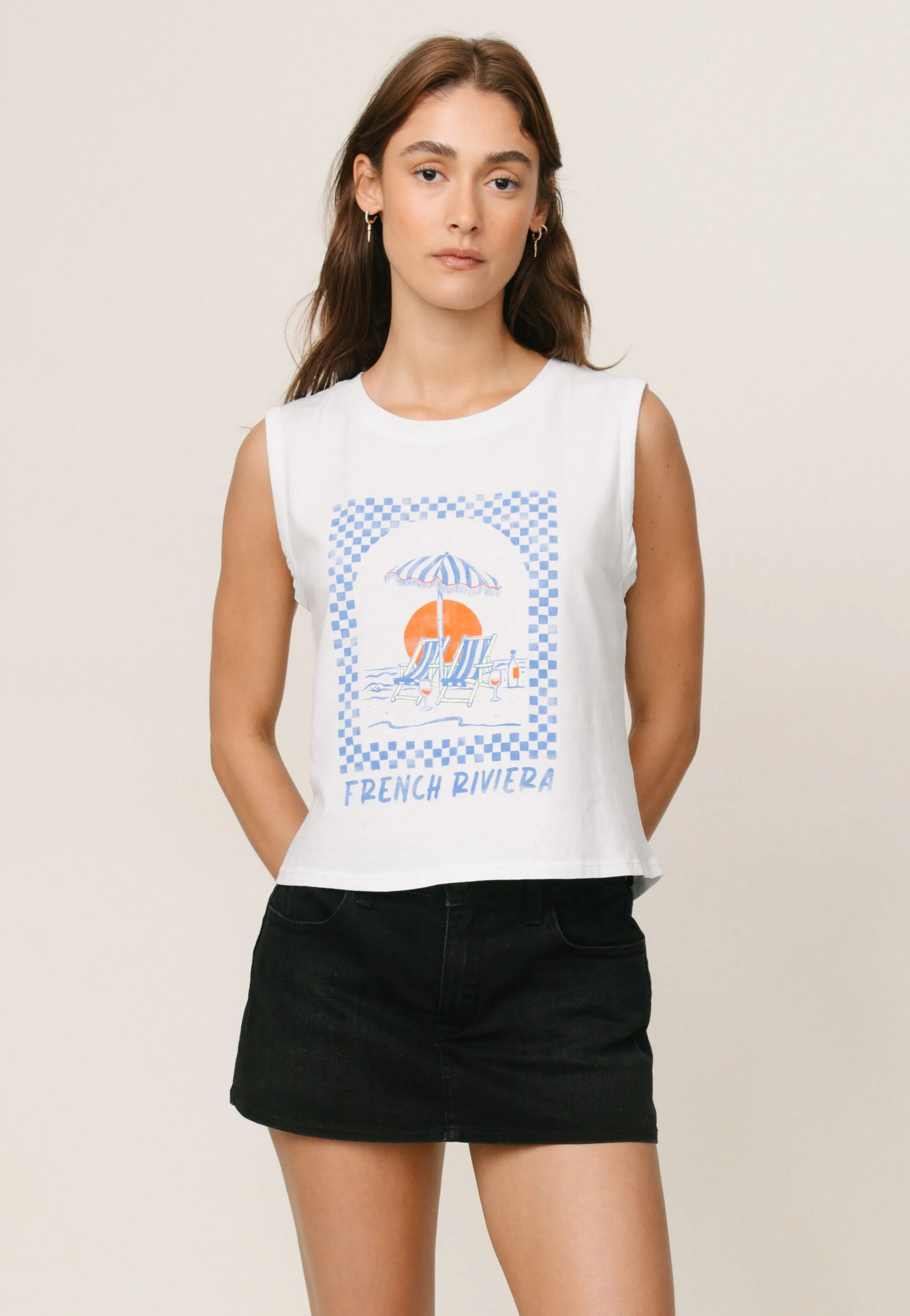 NaturalFiberBlend Sun Protection Fabric St Tropez La Mer Tank
