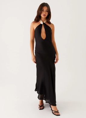 Perfect Look Night Owl Maxi Dress - Black