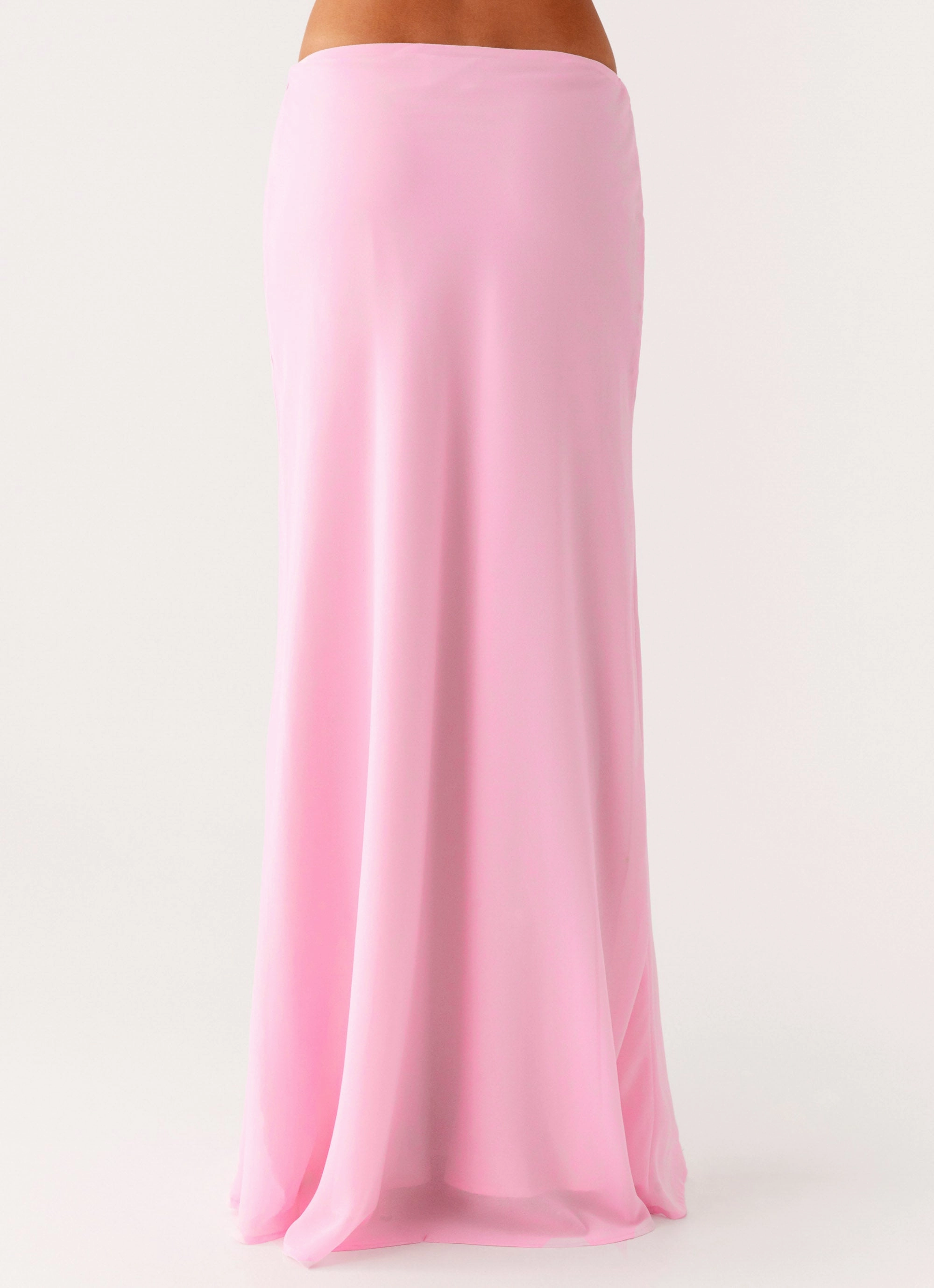 Star Girl Maxi Skirt - Baby Pink Cultural Event High Street Chic