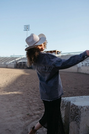 Starstruck Sequin Cowboy Hat Breathable Hoodie Tear Resistant Reinforcement