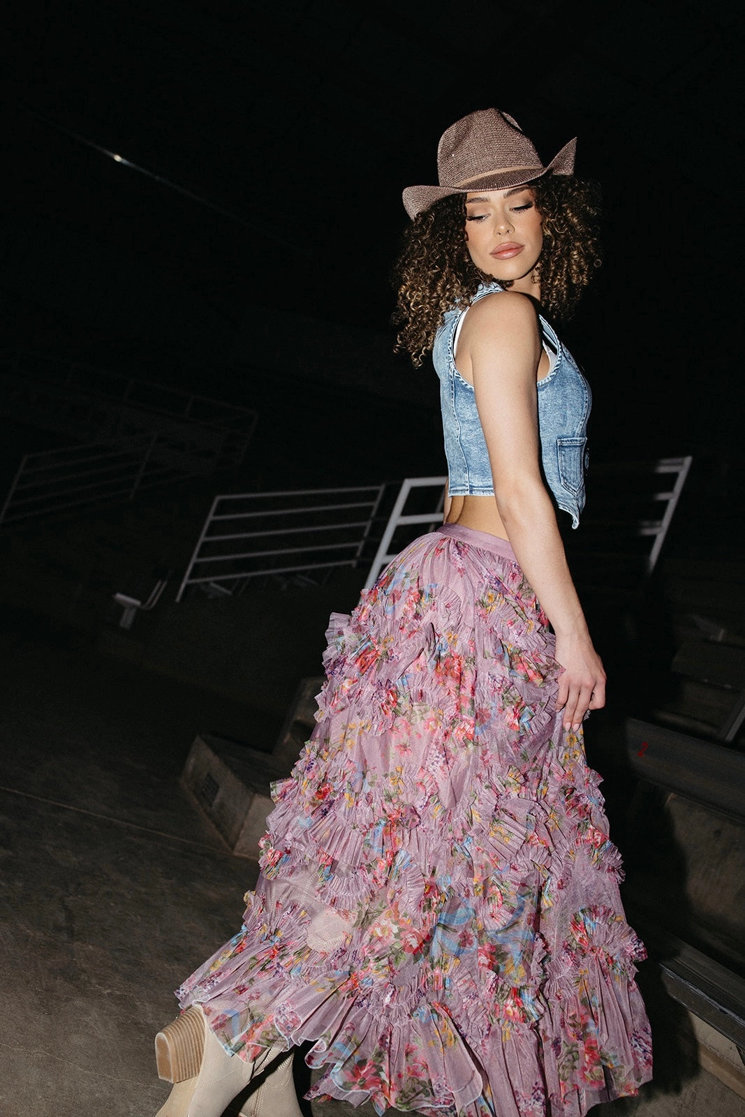 Starstruck Sequin Cowboy Hat PaddedInsulation Tagless Collar