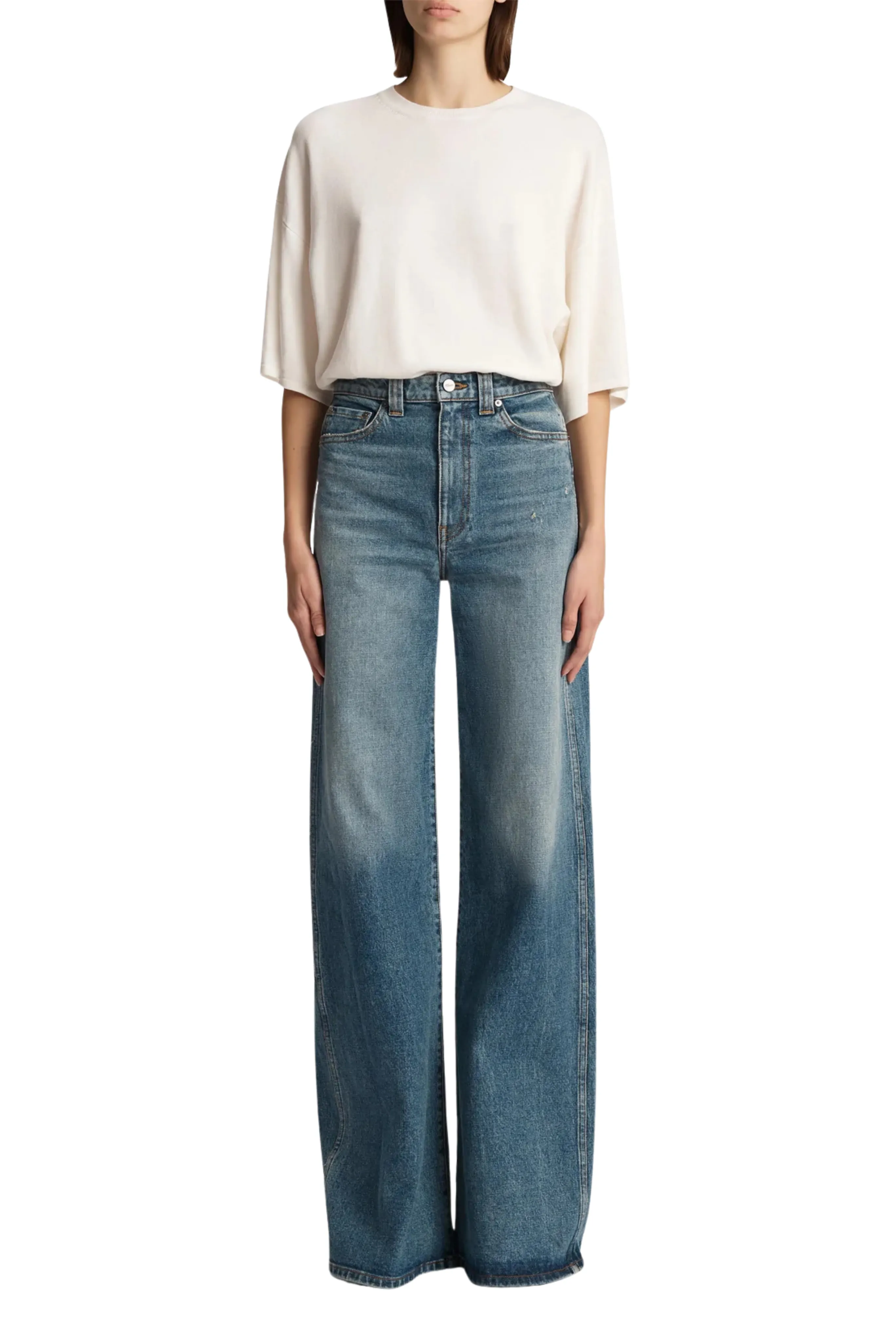 Dane Denim Jean in Heath Everyday Classic Wear Comfy Premium Professional Wear Unisex Wear