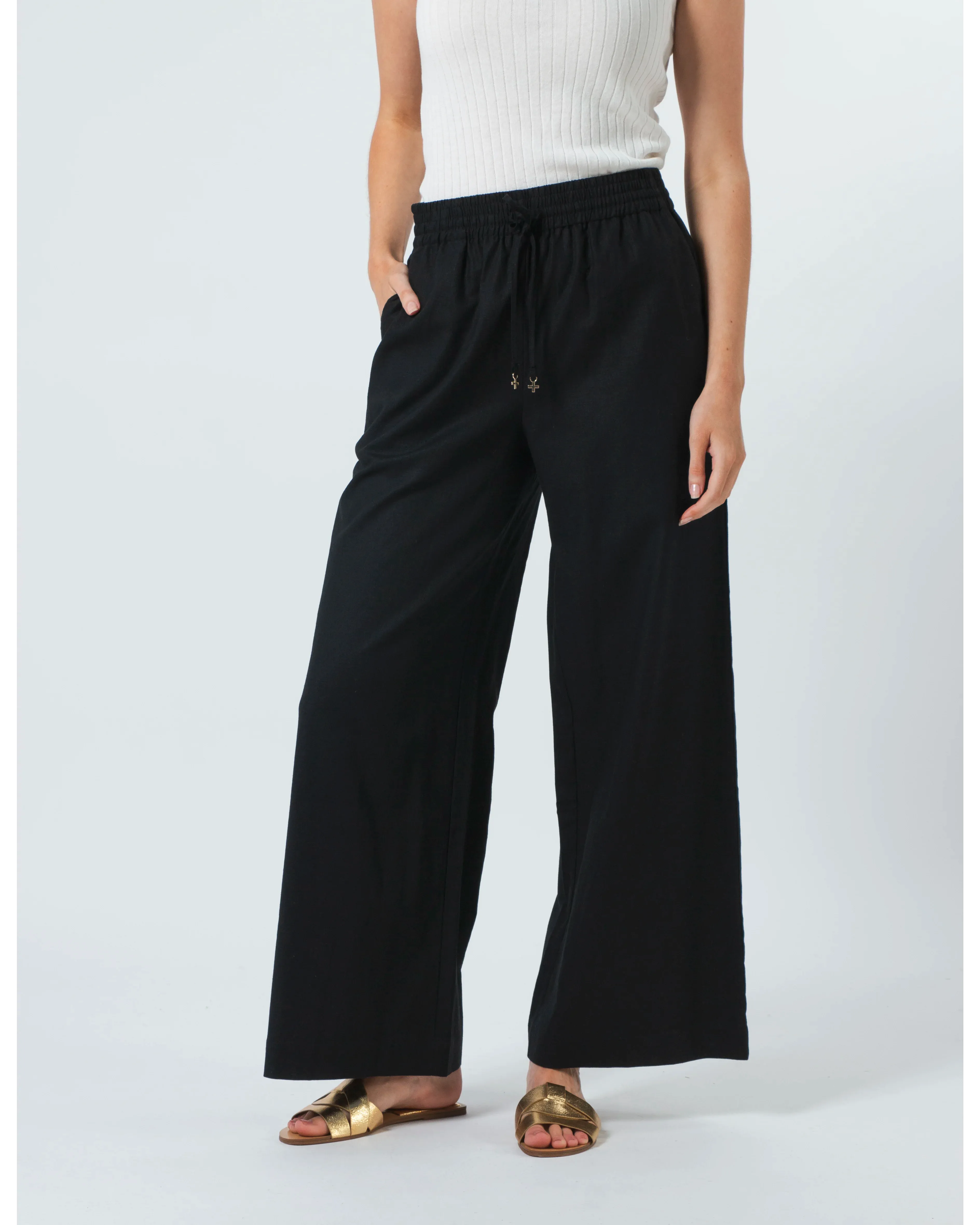 Stella and Gemma Laurel Pants Black