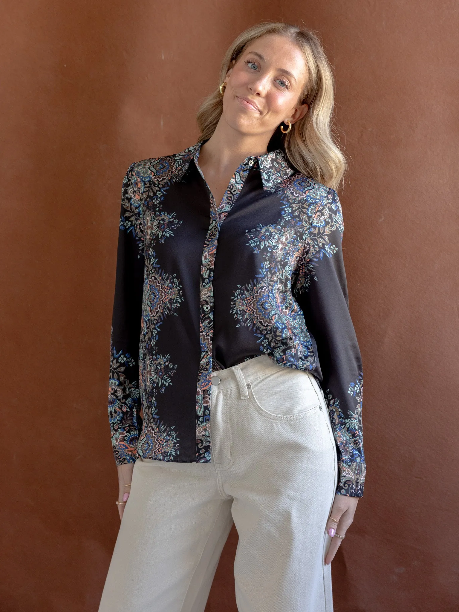 Stretch Fit Stevie Floral Blouse