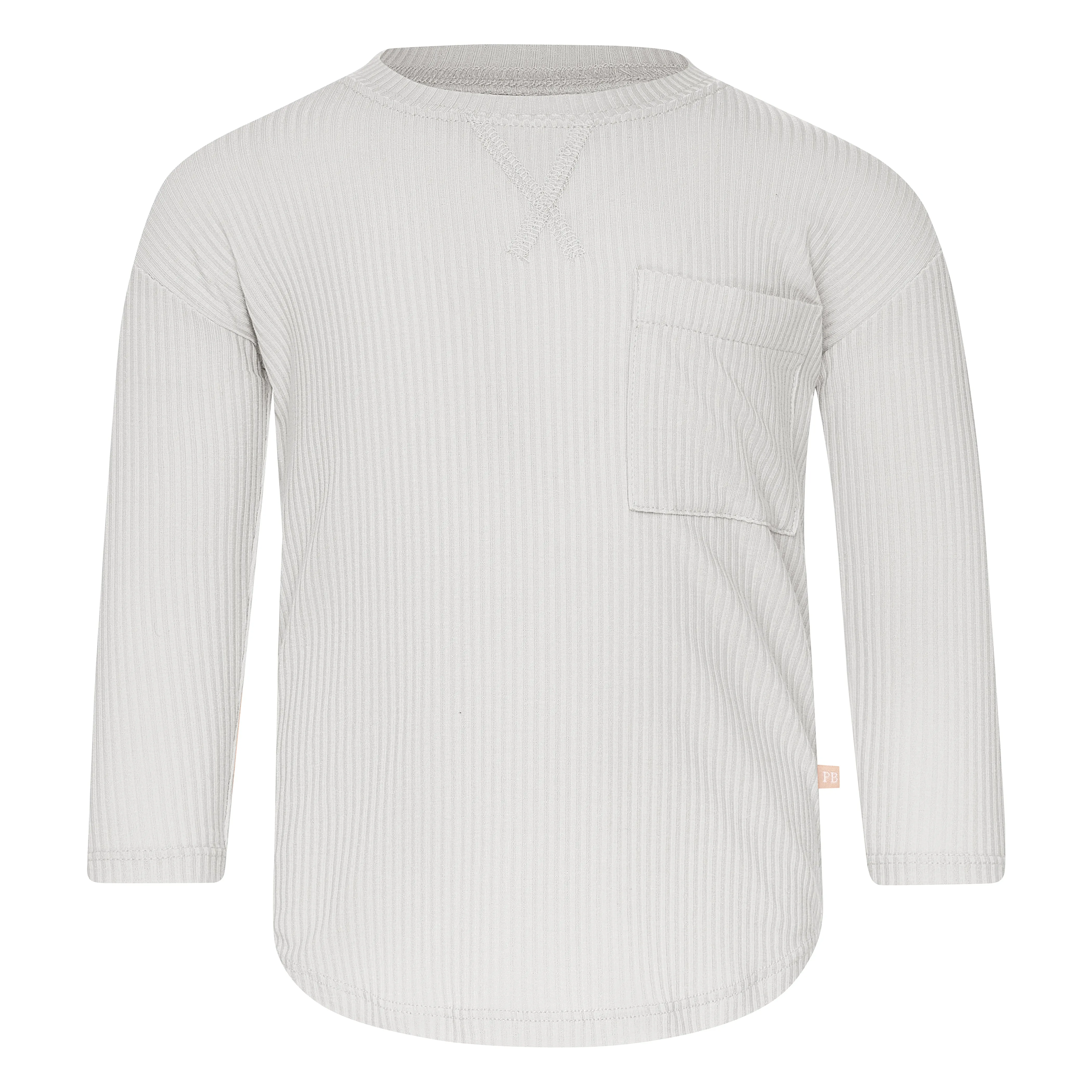 Stone Ribbed Long Sleeve Set