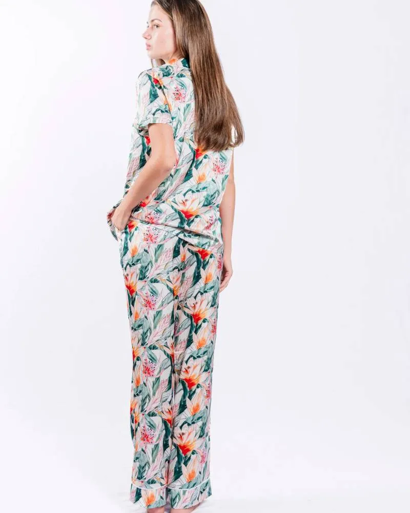 Strelitzia Short Sleeve PJ Set