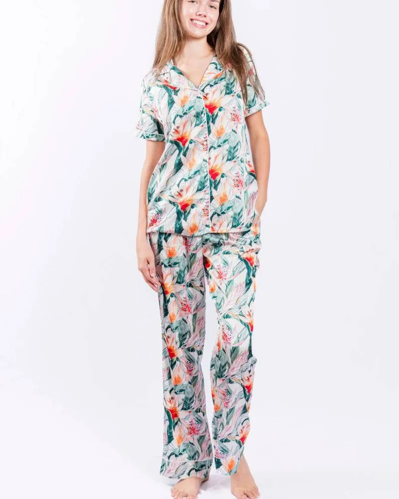 Strelitzia Short Sleeve PJ Set