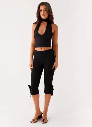 Takeover Capri Pants - Black Performance Comfort