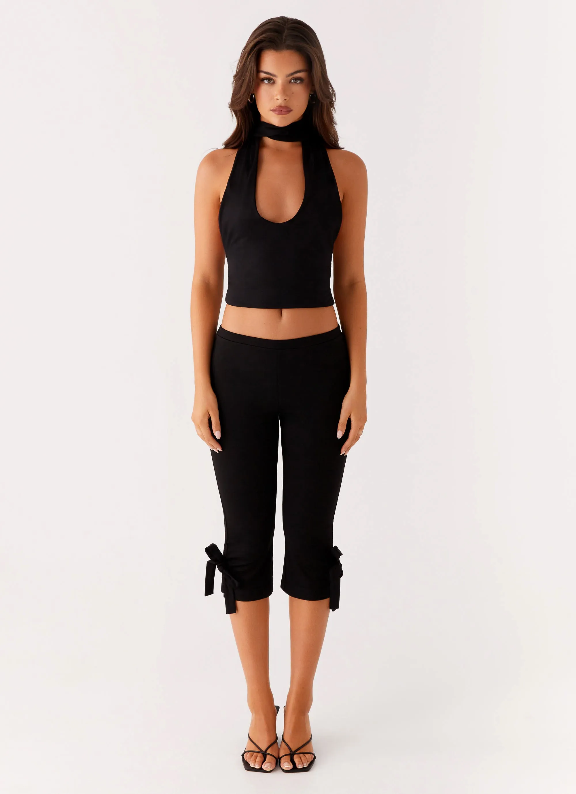 Takeover Capri Pants - Black Seasonal Wear Neutral Style