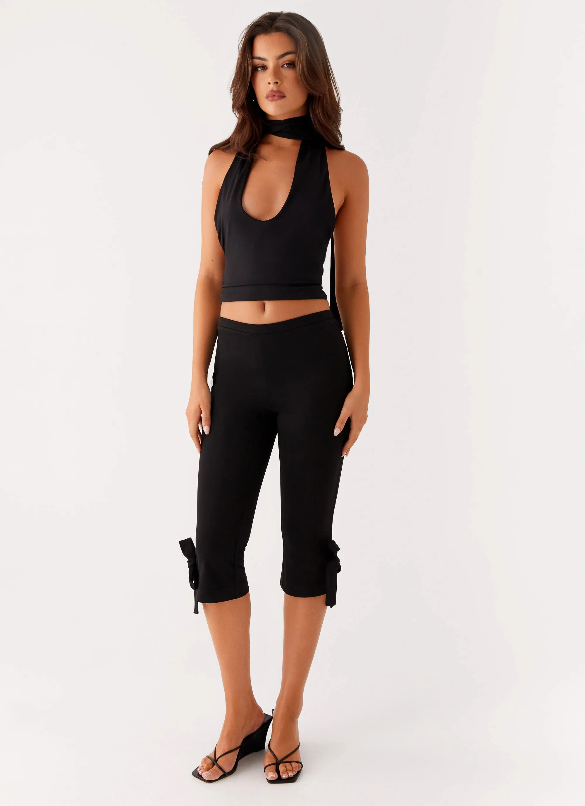 Takeover Capri Pants - Black Performance Comfort