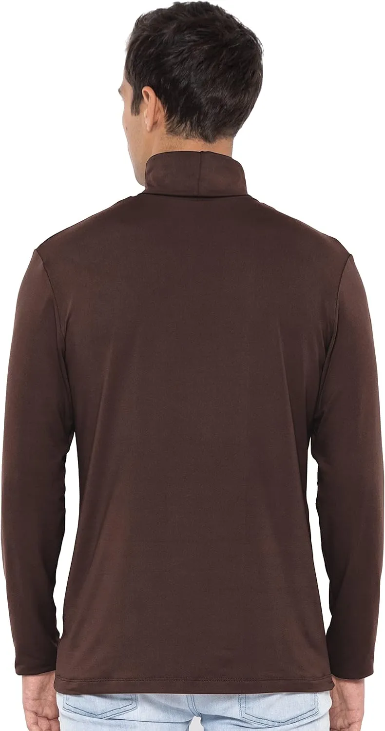 STRETCH IS COMFORT Mens Oh So Soft Luxe Long Sleeve Stretch Turtleneck