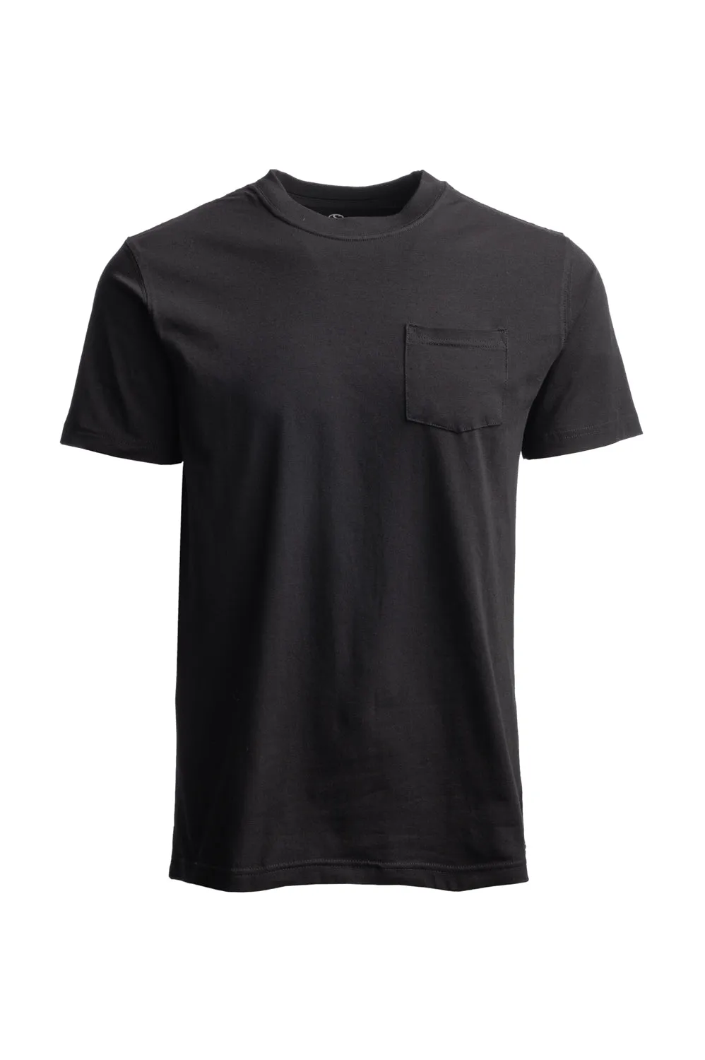 Stretch T-Shirt With Pocket - MS-E2232BLK - BUY 2 FOR $35