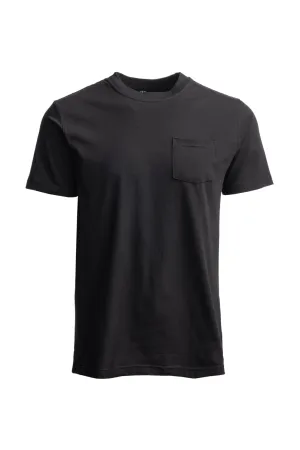 Stretch T-Shirt With Pocket - MS-E2232BLK - BUY 2 FOR $35