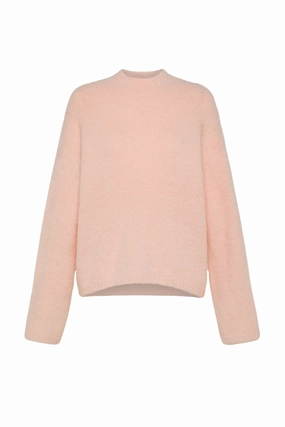 AntiStatic Finish Stretch Baby Suri Alpaca Oversized Sweater