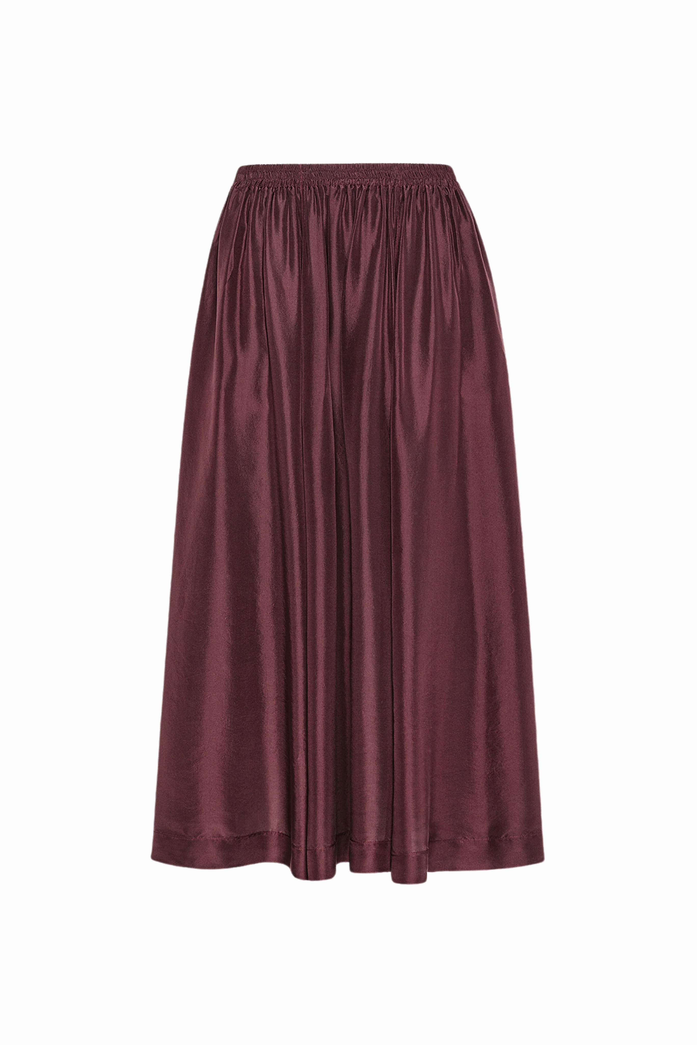 Reinforced Hems Habotai Silk Essential Skirt