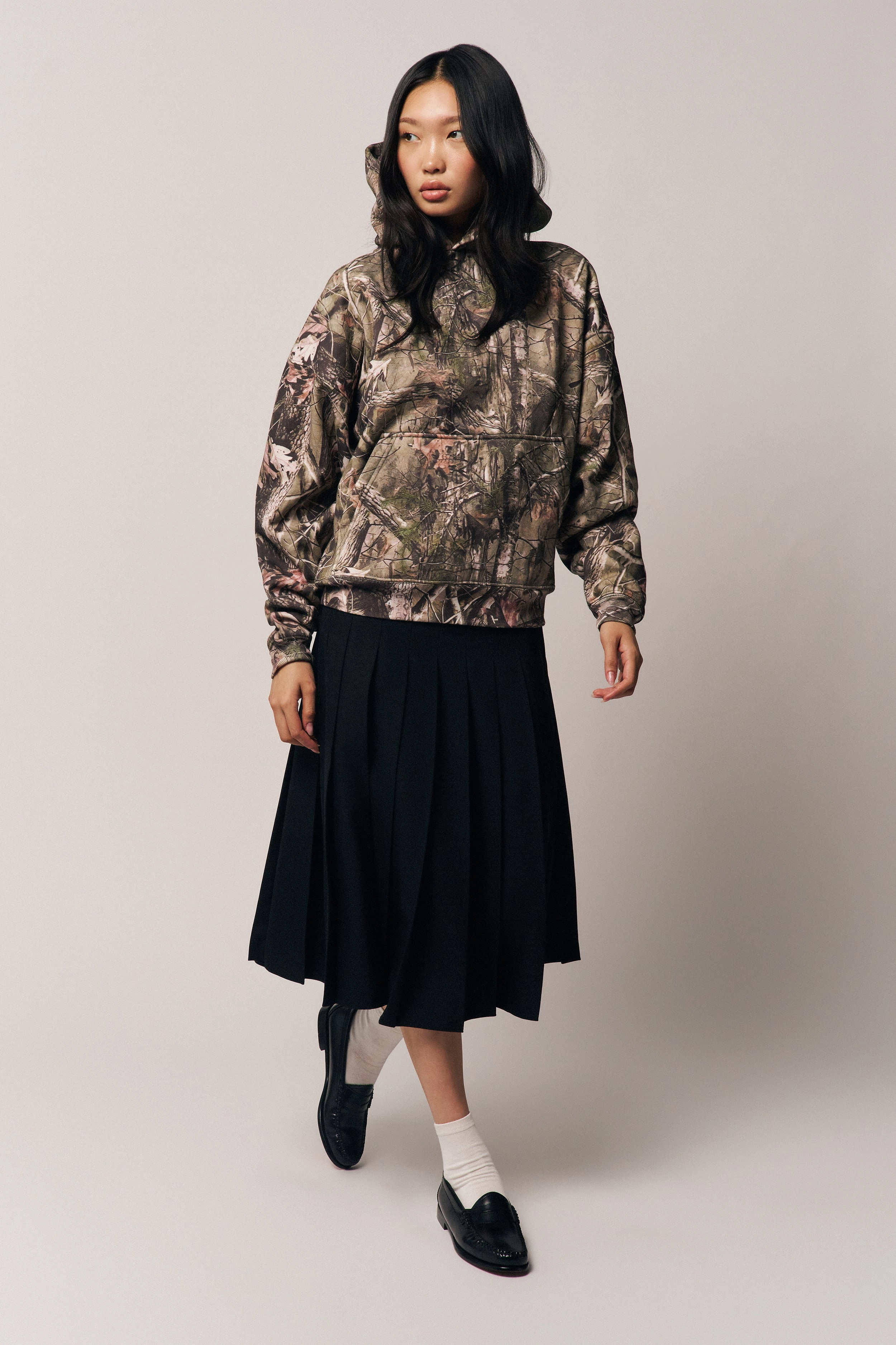 Camo Sweatshirt Thermochromic Fiber Applications Cold Daywear