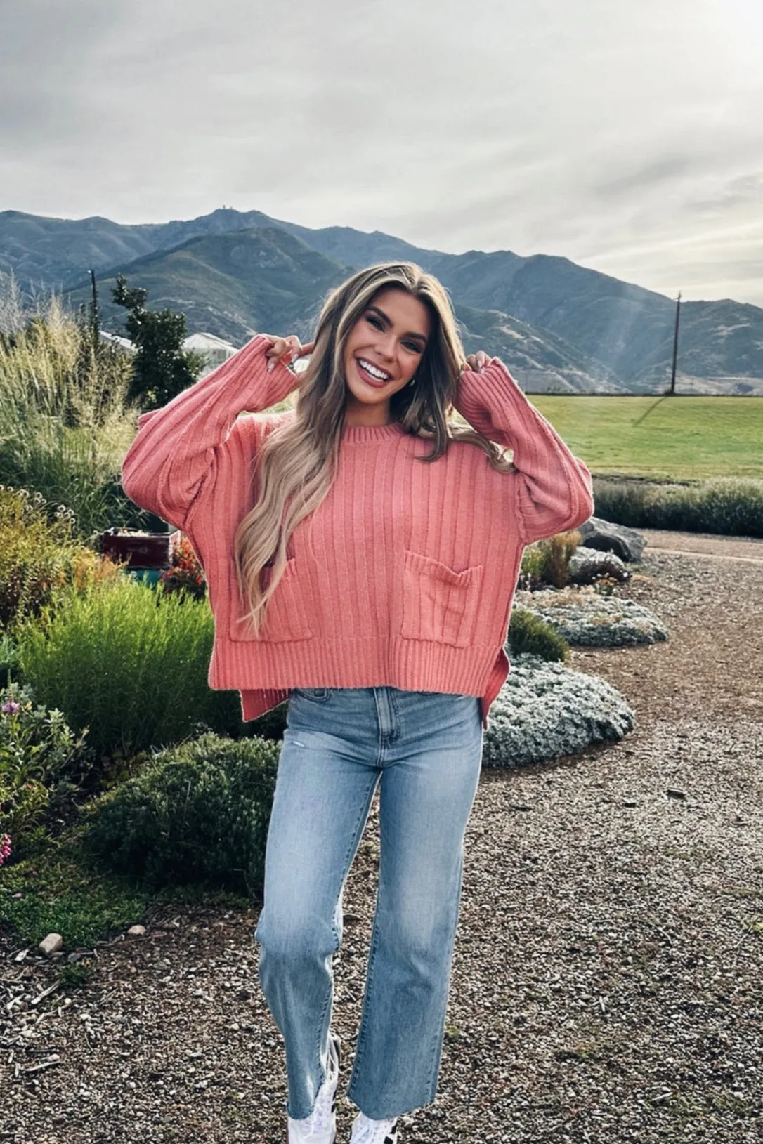 Easy Draping Aliyah Sweater Top