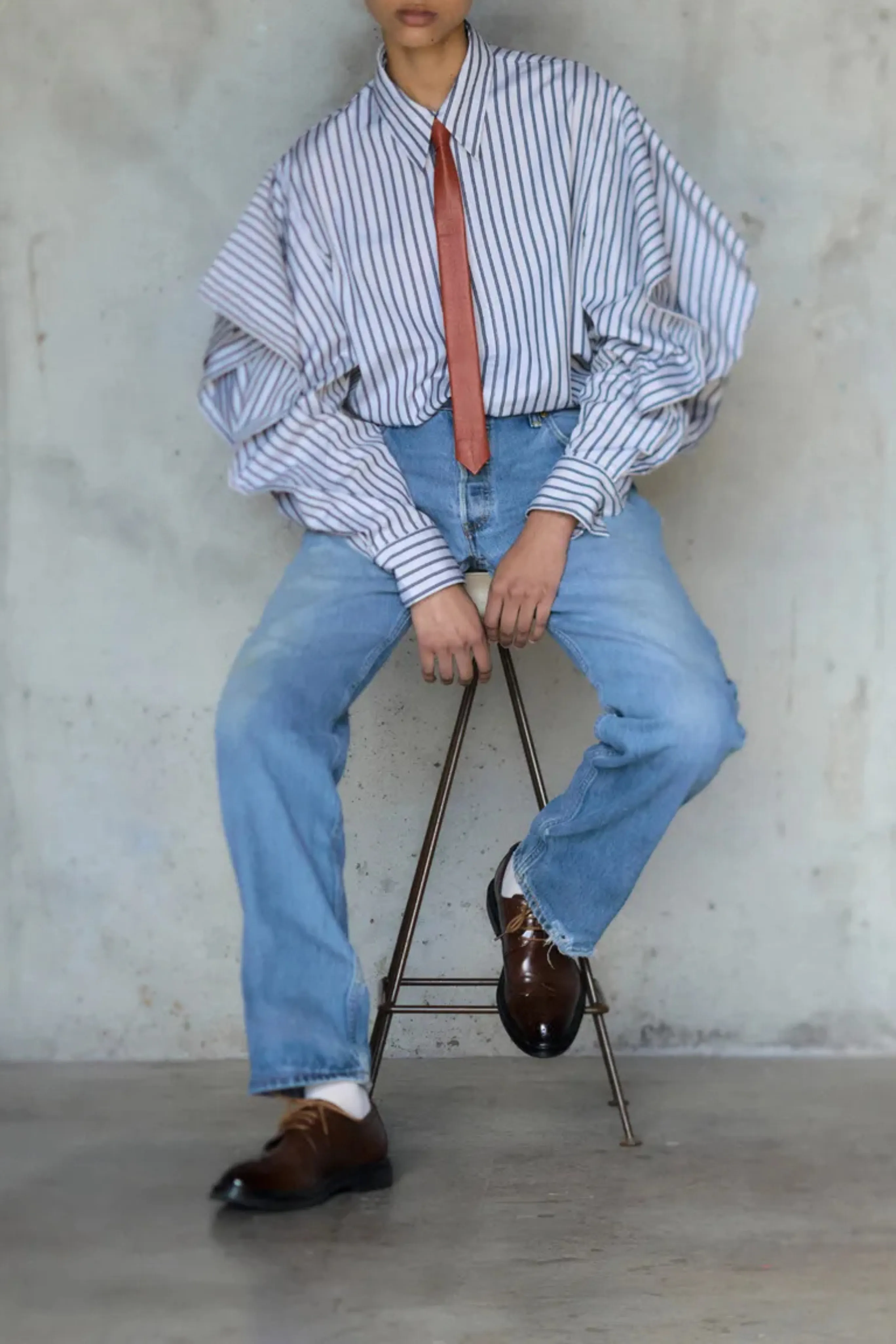 Stripe Book Sleeve Shirt UniversalFit