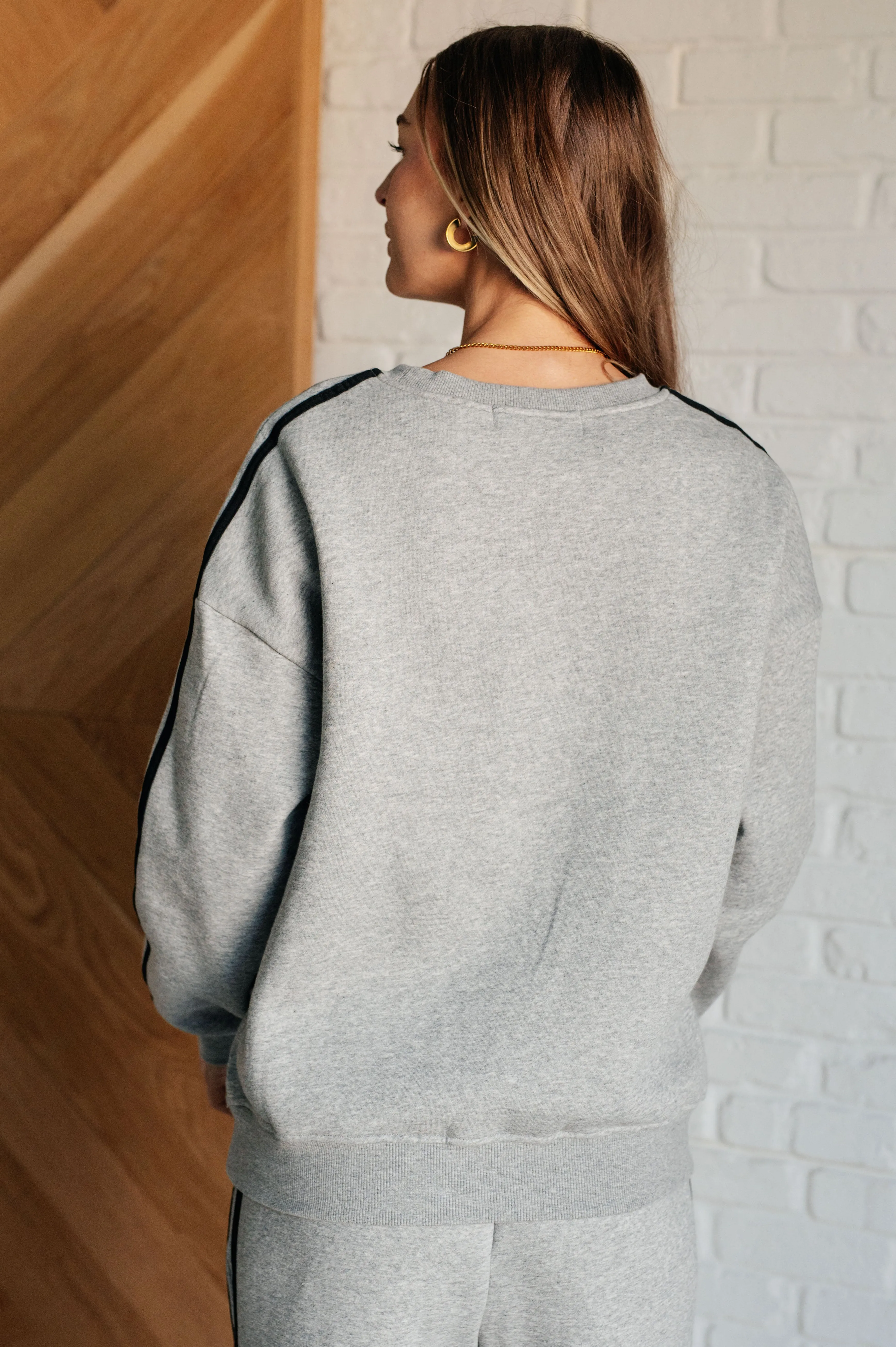 Stripe Detail Sweatshirt