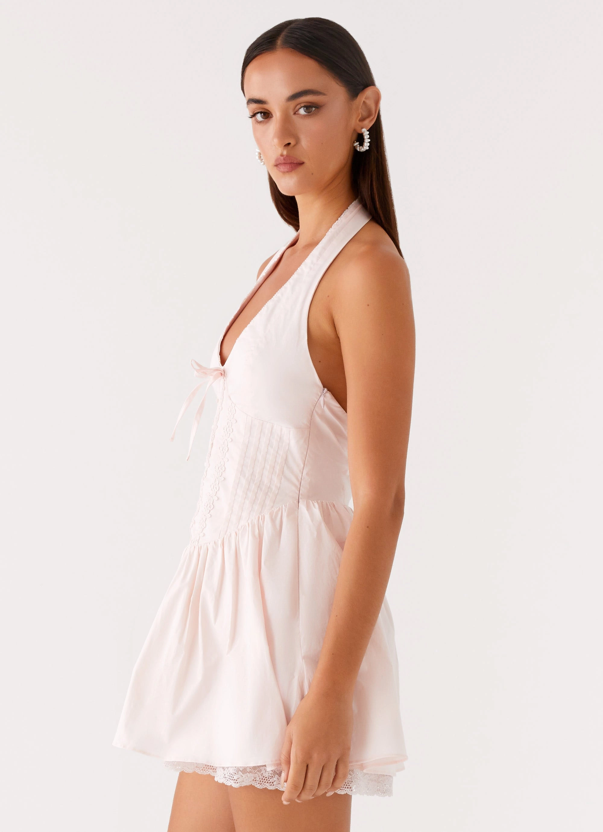 Cozy Finish Moira Mini Dress - Pink