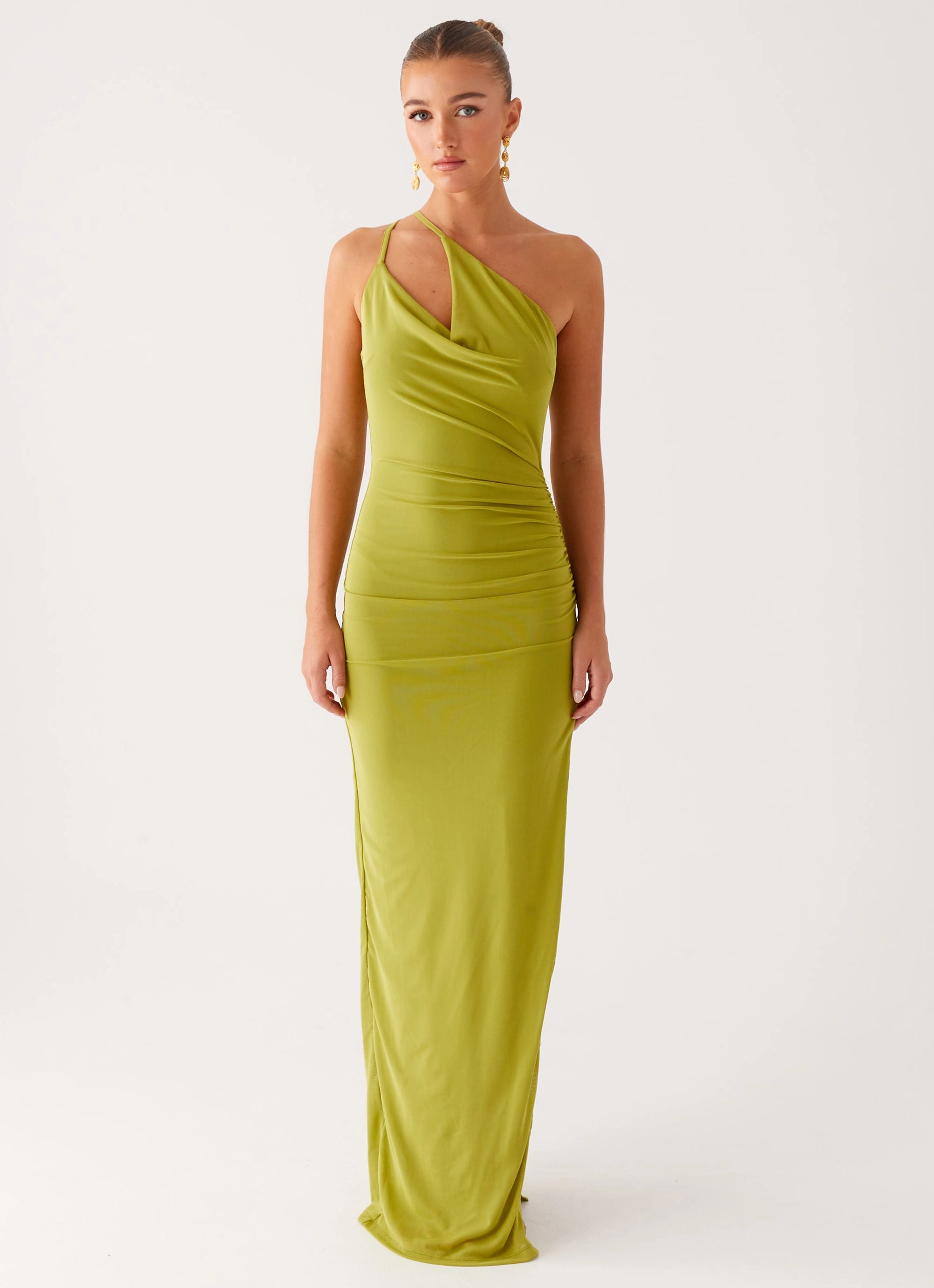 Lamara Maxi Dress - Green Functional Fit Soft-touch