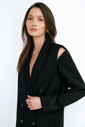 Noise Reduced Zipper Kimi Blazer