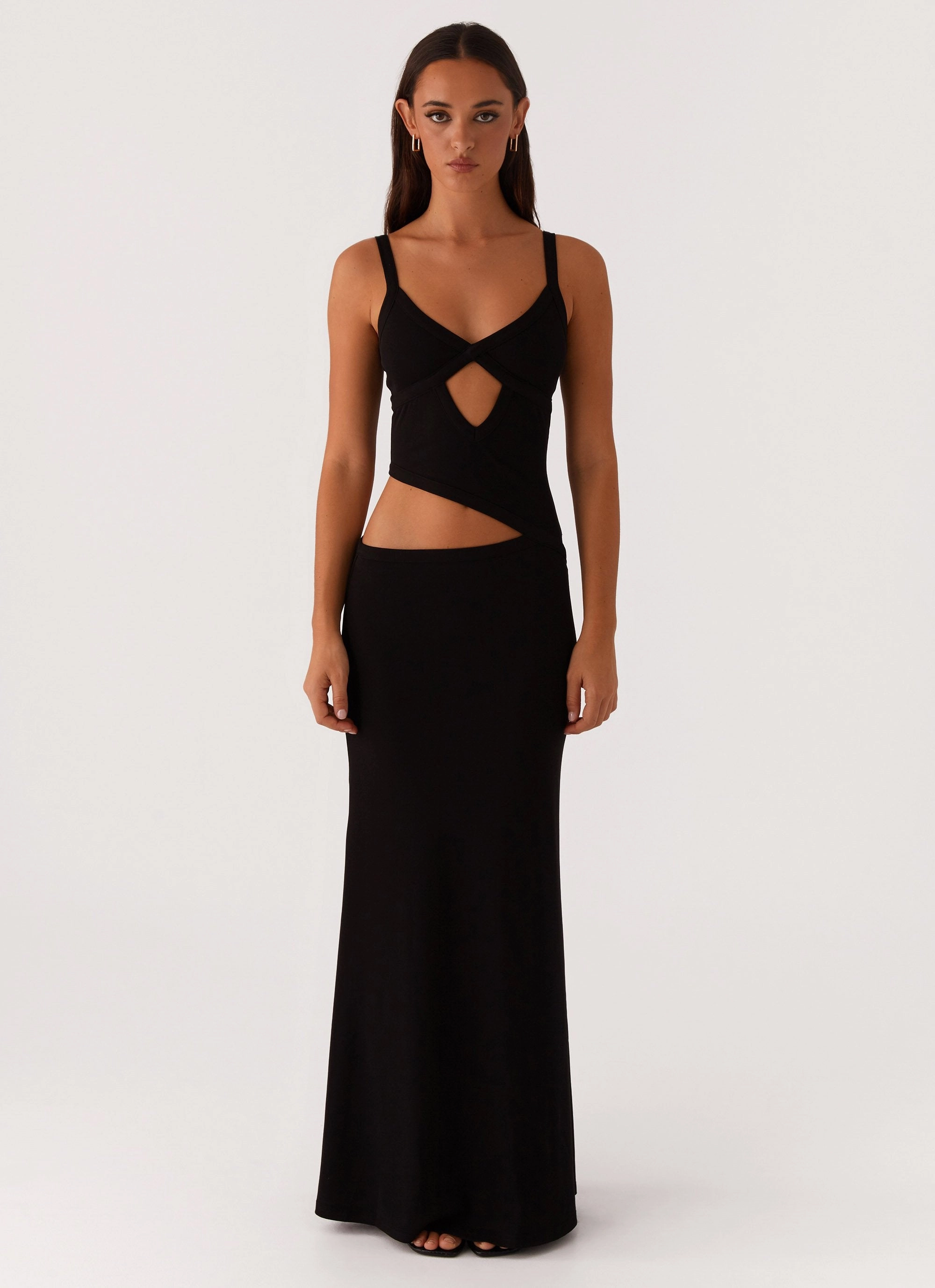 Night Charm Jocelyn Maxi Dress - Black