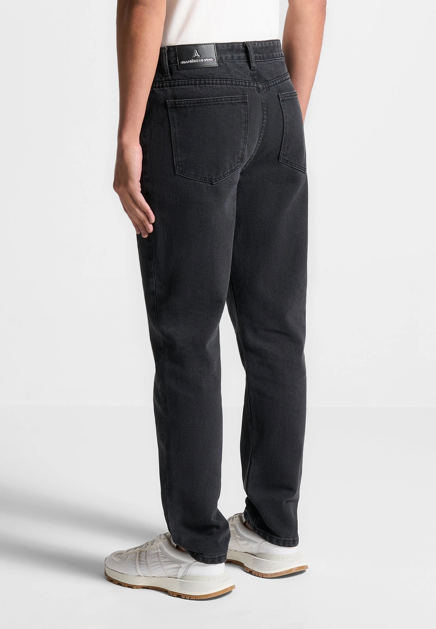 Regular Fit Jeans - Black Reinforced Pockets
