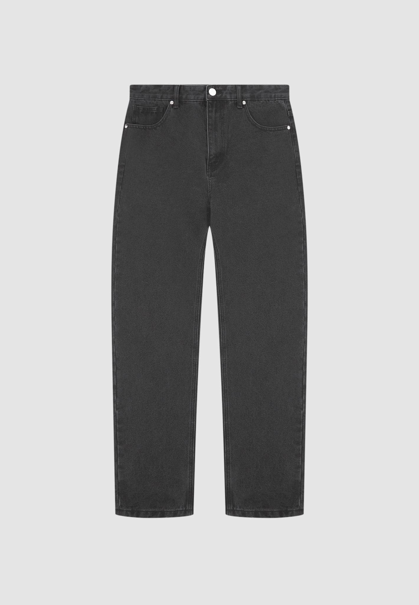Regular Fit Jeans - Black Relaxed Style