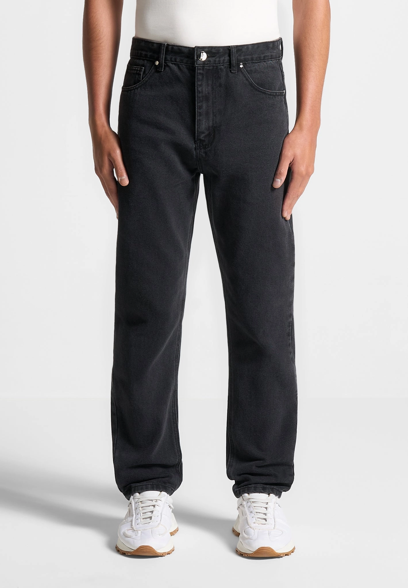 Sunny Vibes Teen Outfit Summer Vibes Regular Fit Jeans - Black