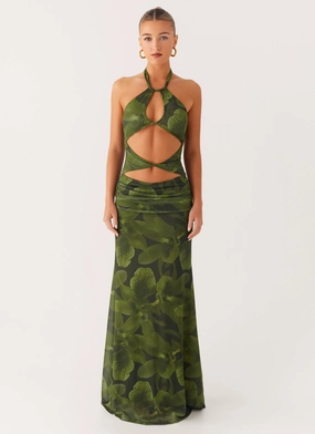 Tatyana Maxi Dress - Tropic Floral Airy Comfort