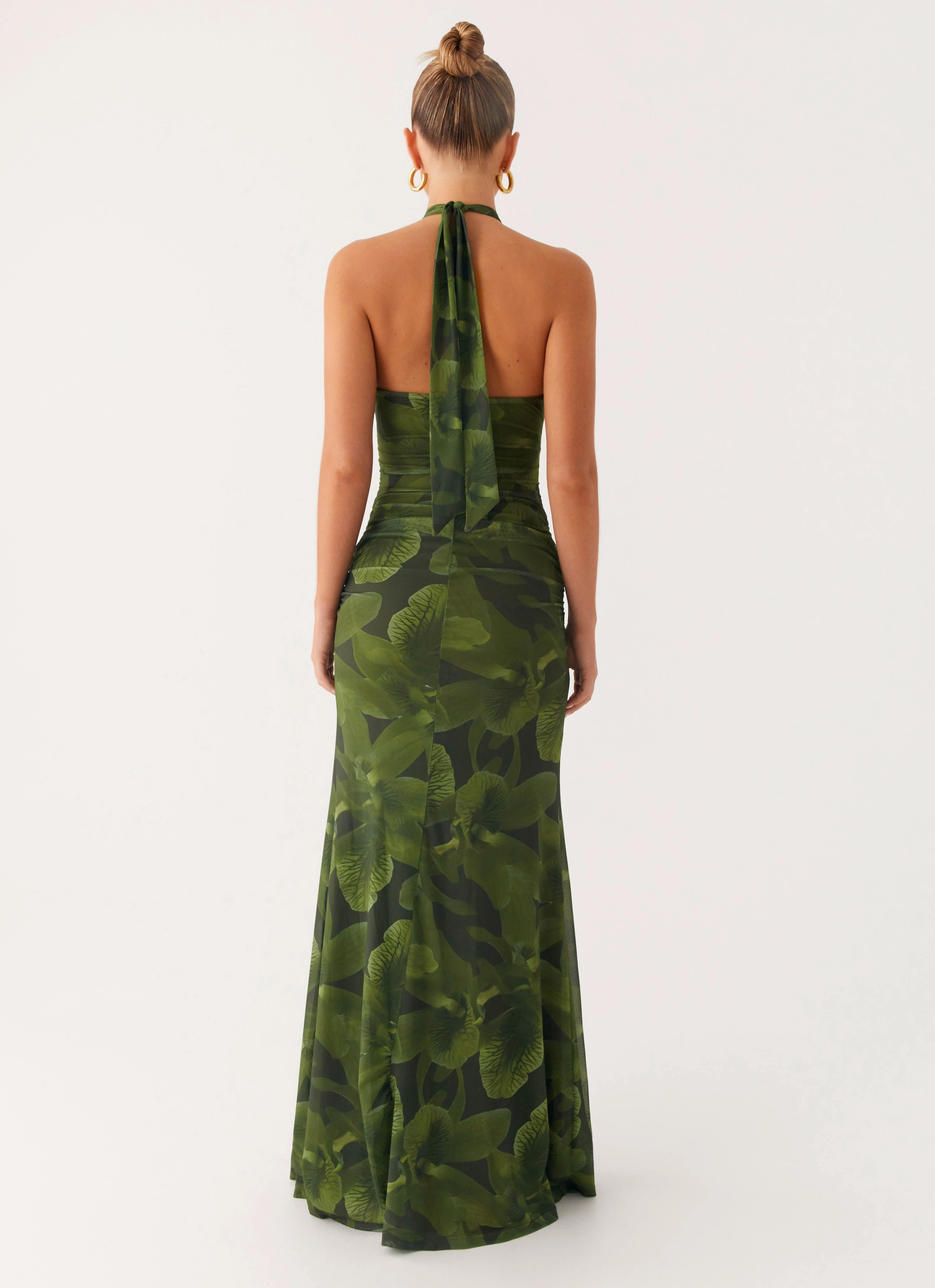 Tatyana Maxi Dress - Tropic Floral Body Safe Shirred-Detail