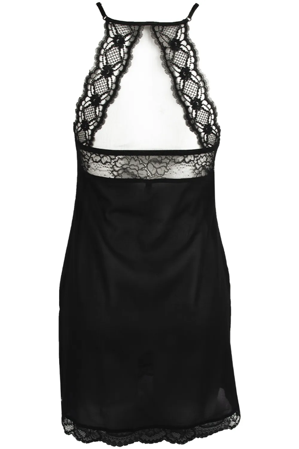 Sublime En Dentelle Sexy Nightie Black