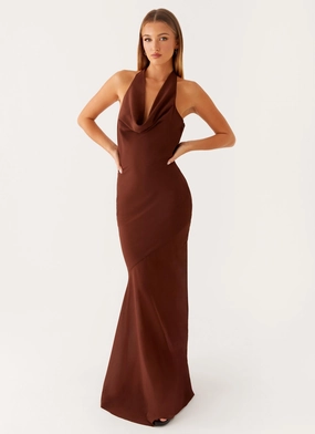 Clean Touch Sullivan Maxi Dress - Chocolate