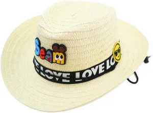 Summer Children's Cartoon Cute Sun Protection Hat for Boys, Baby Outdoor Wide Brim Sun Hat