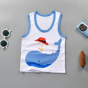 Summer Cute Cartoon 2PCS Kids Baby Boys Girls Floral Vest Top Shorts Pants Set Clothes Children Pajamas Girls Clothing Sets DS9