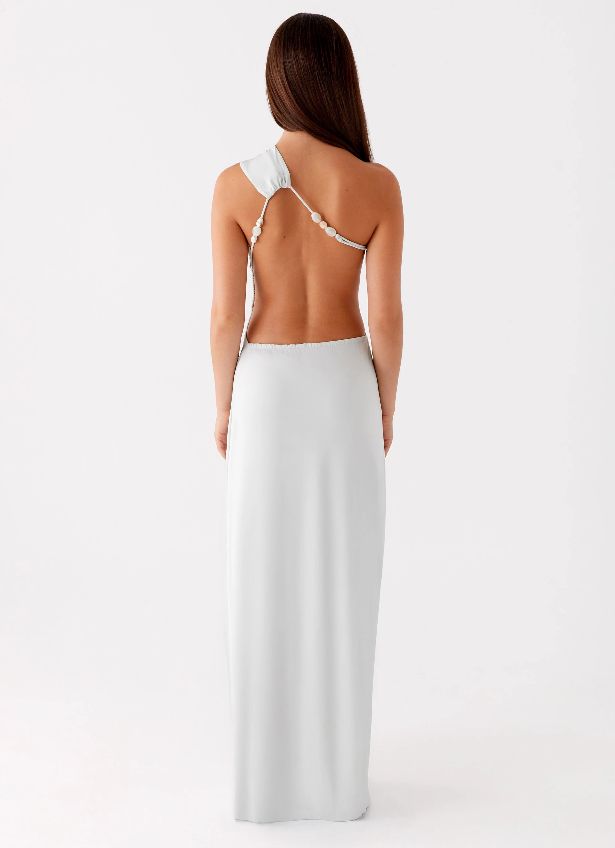 Bold Statement Layered Design Taurus Maxi Dress - Mint