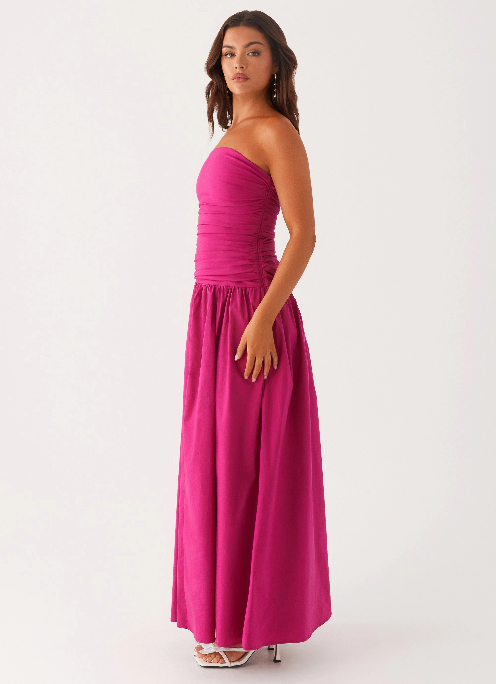 Carmel Maxi Dress - Fuchsia Travel Option