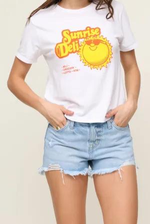 MinimalistStyle VentedBack Sunrise Deli Everyday Tee