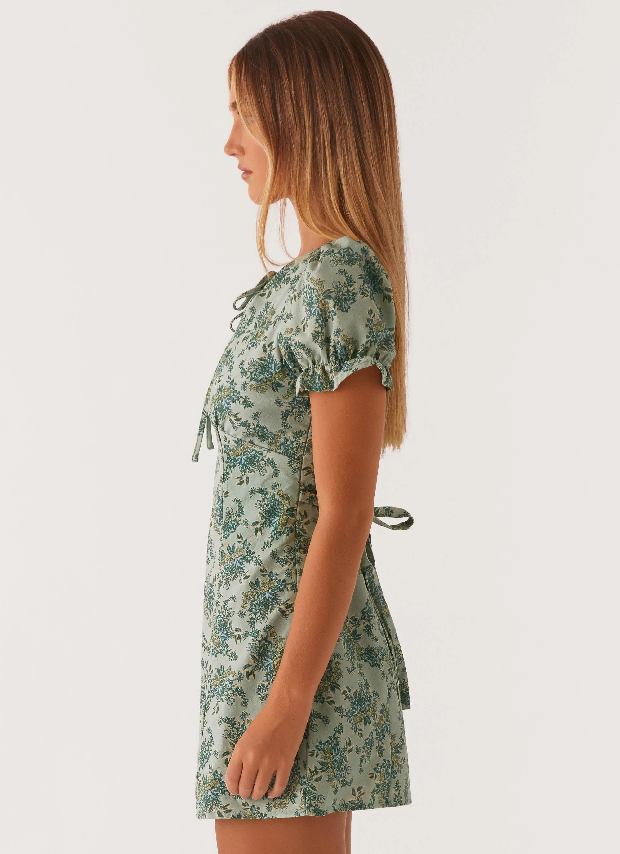 Someday Mini Dress - Cloud Nine Floral On-The-Go Outfit Denim style
