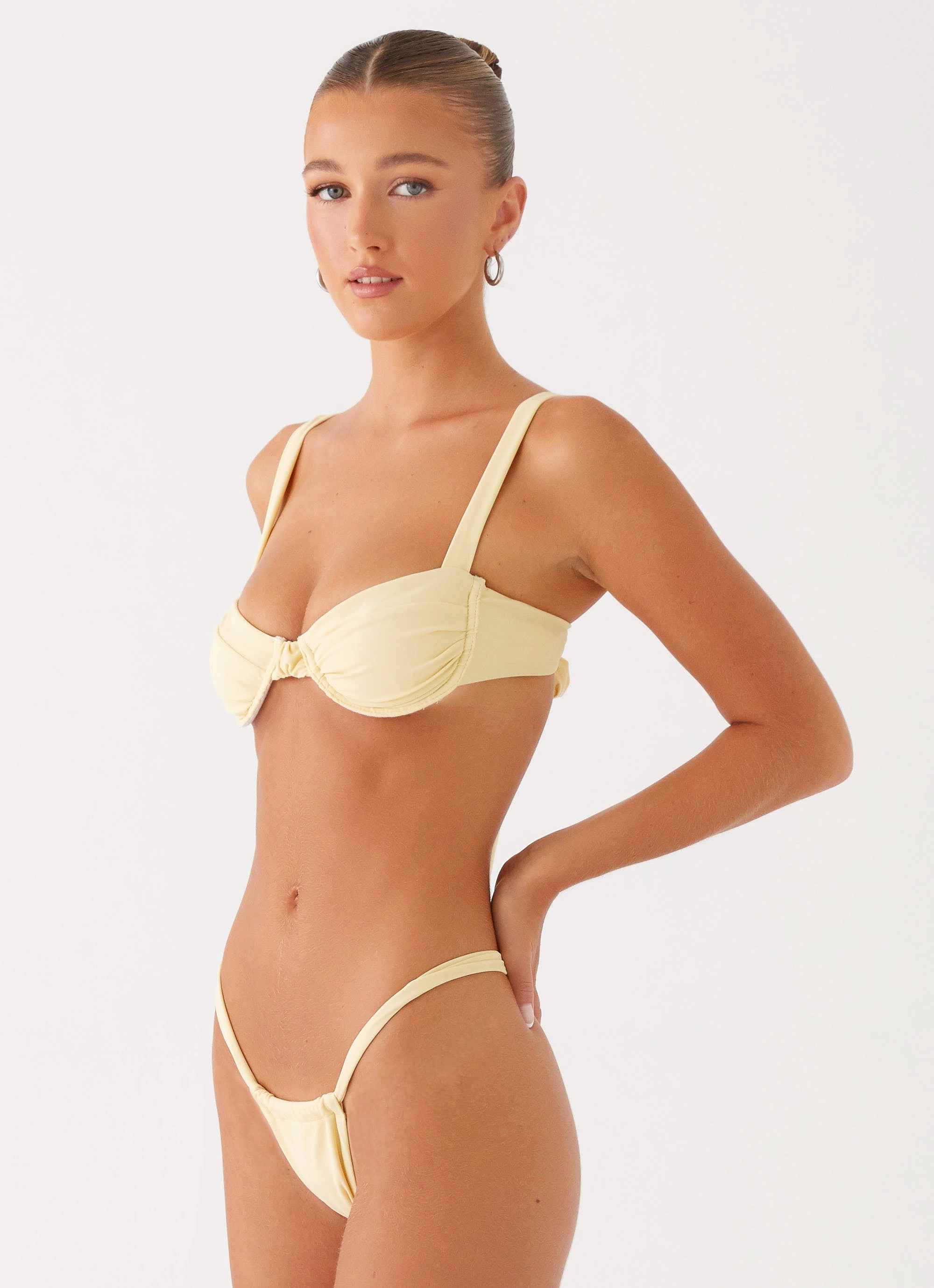 Gala Underwire Bikini Top - Yellow mix and match Tropical Relaxation