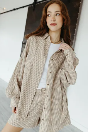 Sunday Spread Button Down Shirt FlexibleElasticatedEdging Bonded Seam Construction