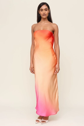 Sunset Drift Strapless Dress Smart Layering