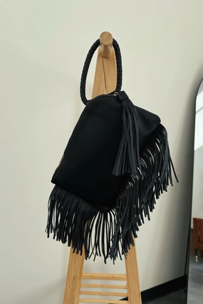 Convertible Neckline AntiPill Texture Sunset Stampede Wristlet Clutch