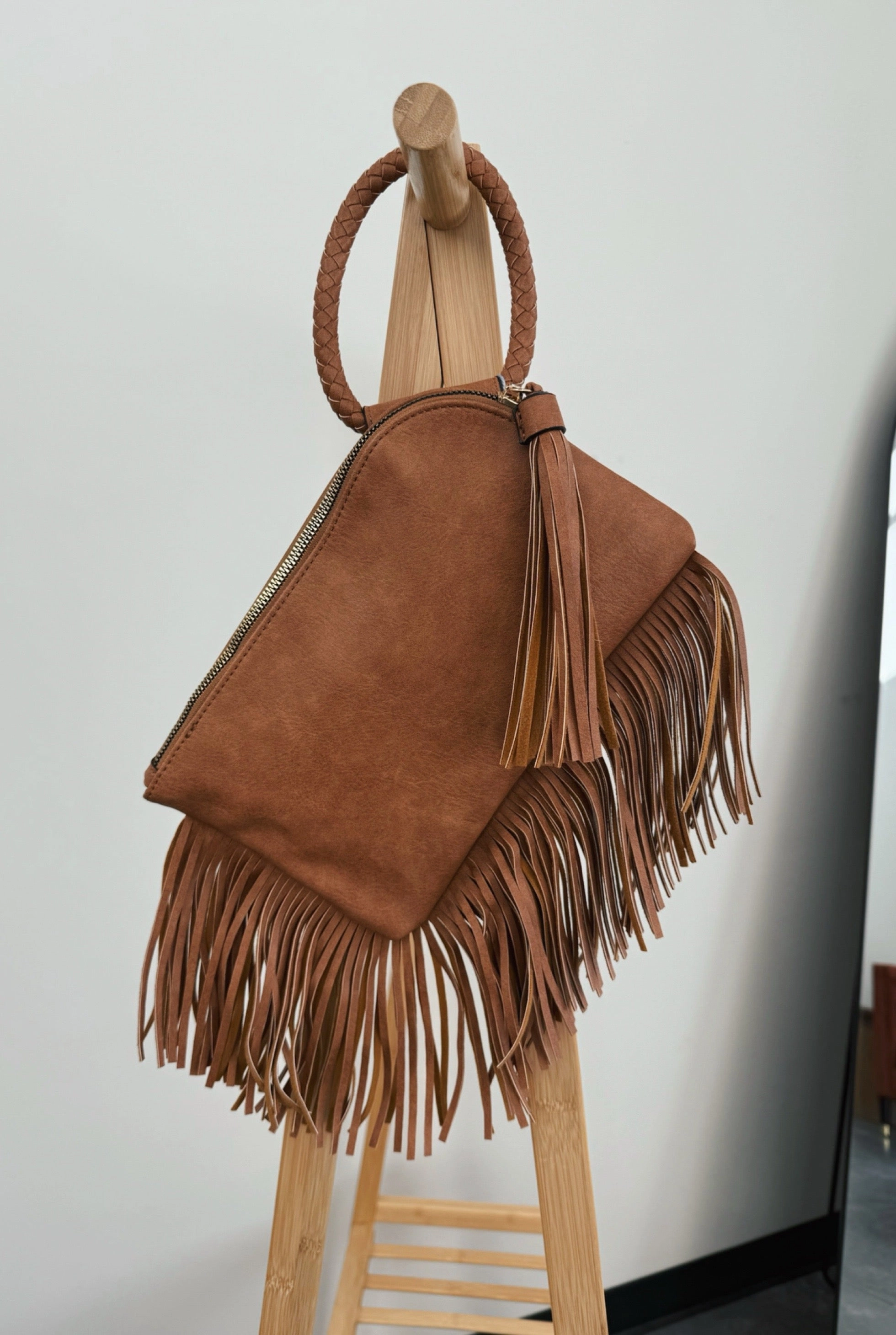 EcoDyeProcess Sunset Stampede Wristlet Clutch