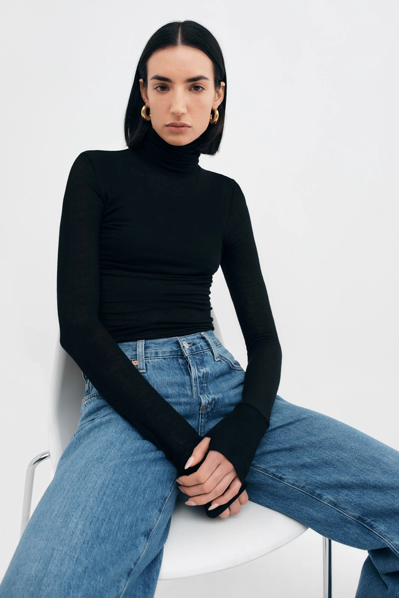 Anti Microbial Lining FlexibleSole Eloise Turtleneck
