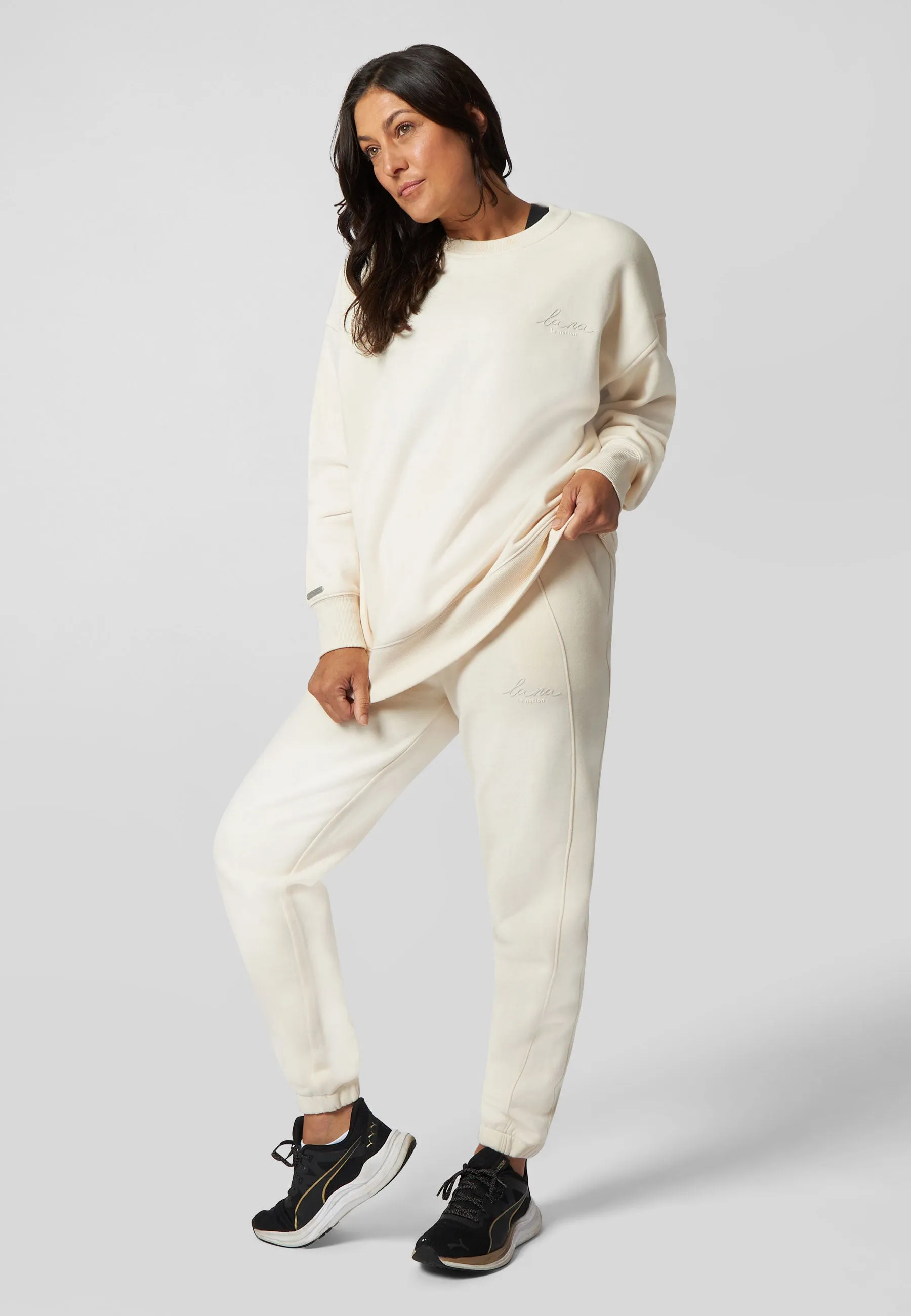 Sweat Lounge Set - Cream