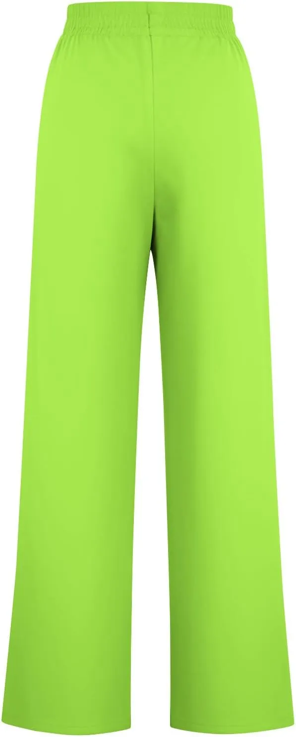 Sweat Pants for Womens Drawstring Wide Leg Pants Straight Leg Baggy Lounge Sweatpants Lounge Trousers with Pockets