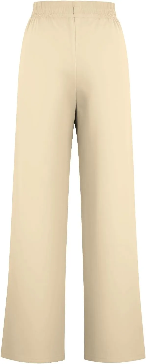 Sweat Pants for Womens Drawstring Wide Leg Pants Straight Leg Baggy Lounge Sweatpants Lounge Trousers with Pockets