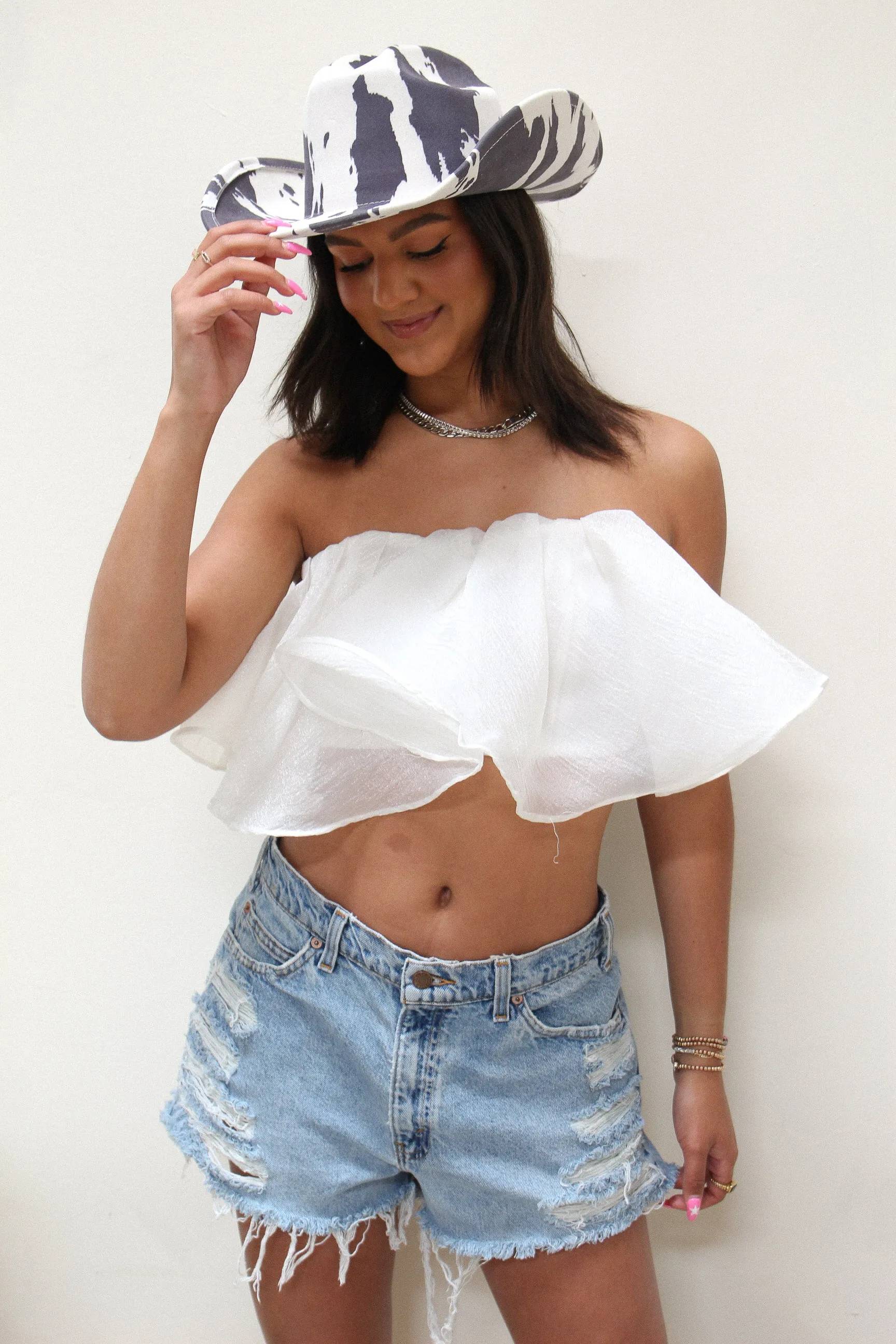 Ruffle Tier Top Outdoor Apparel LowProfileDesign